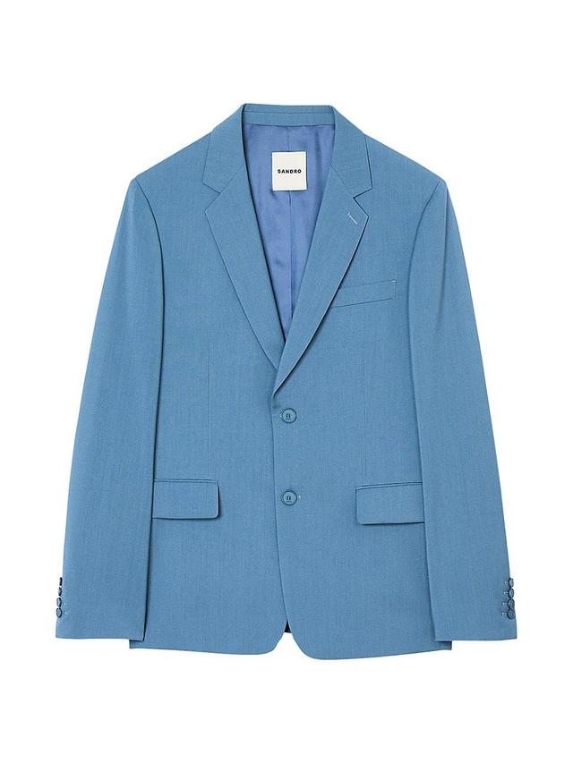 Mens Wool Suit Jacket Product Image