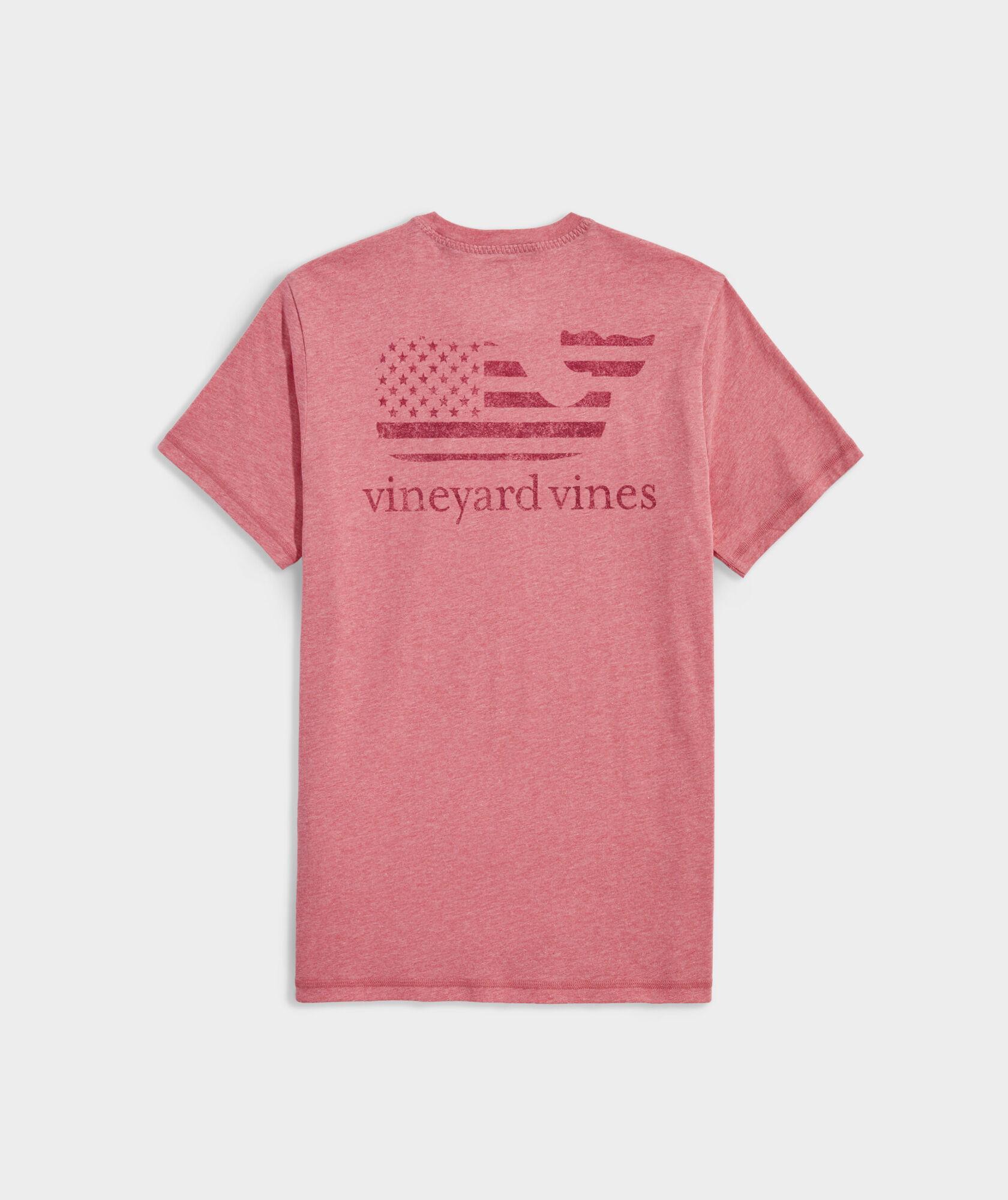 American Flag Whale Short-Sleeve Dunes Tee Product Image