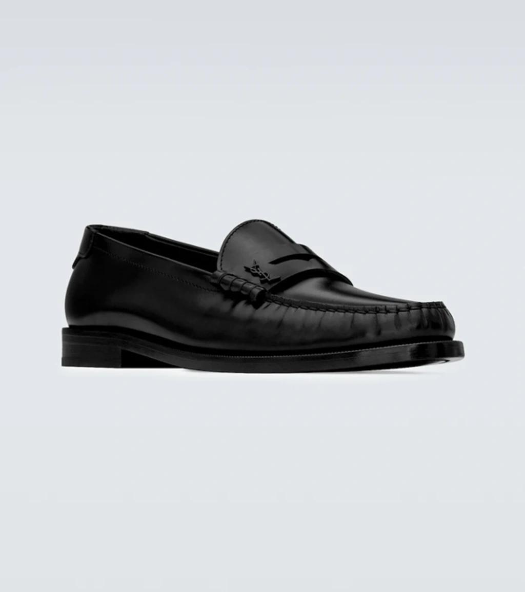 Le Loafer Leather Loafers In Nero Product Image