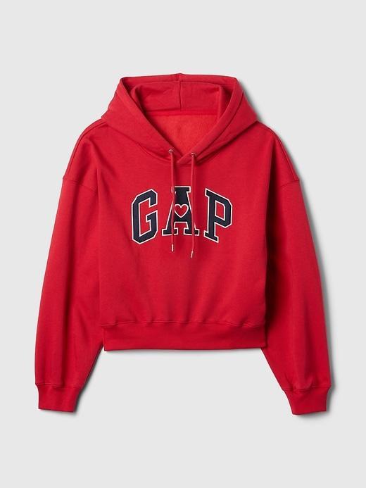 Vintage Soft Cropped Hoodie Product Image