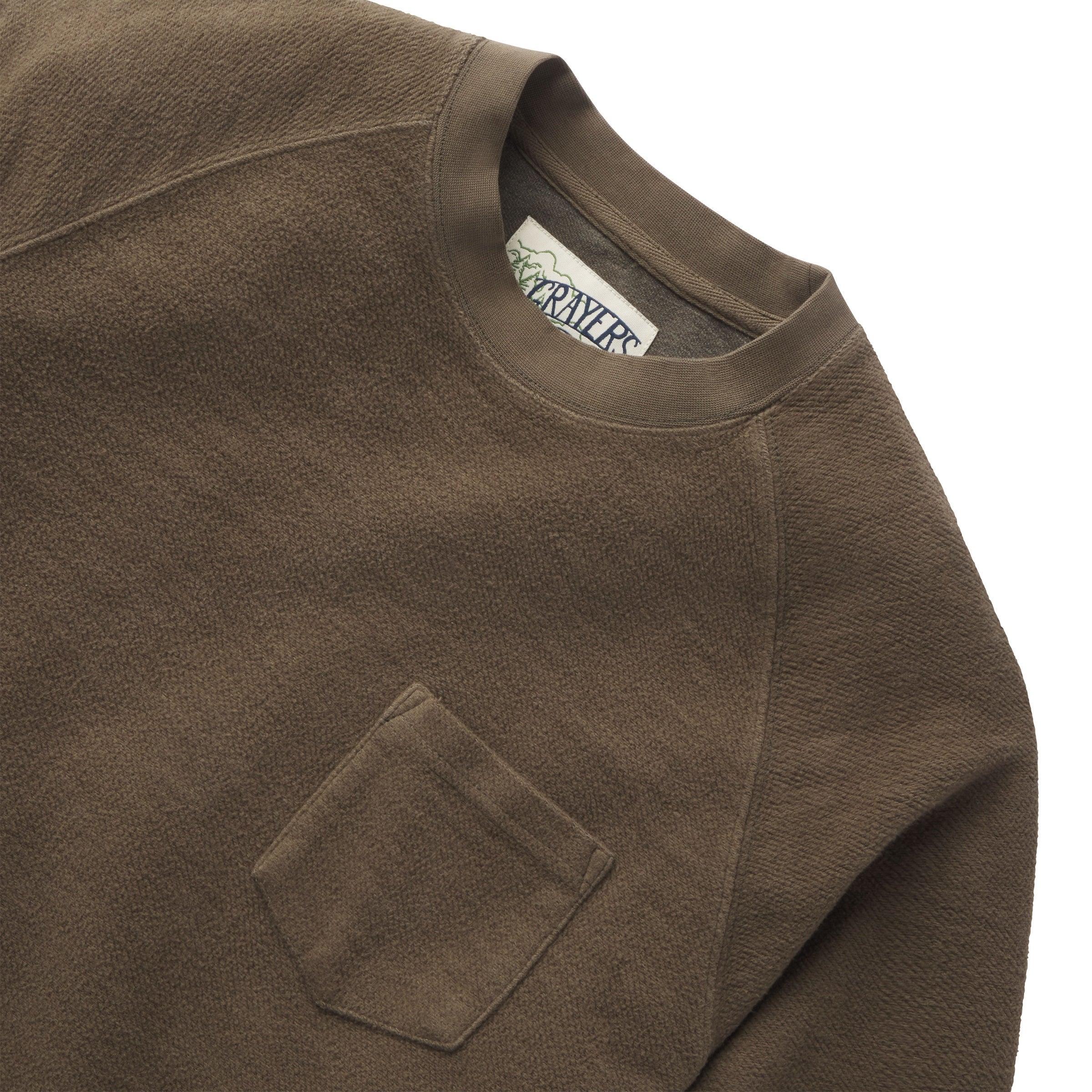 Dunlop Reverse Fleece Crew Neck - Moss Product Image