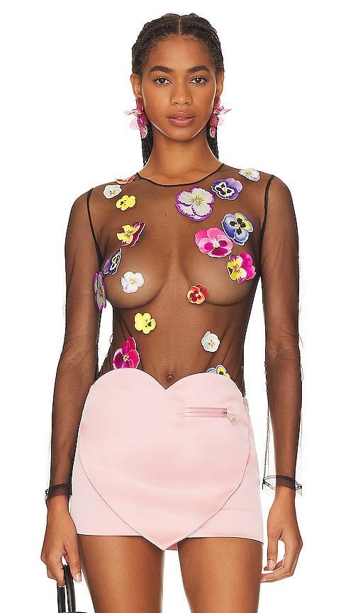 BODY FLORAL APPLIQUE Product Image