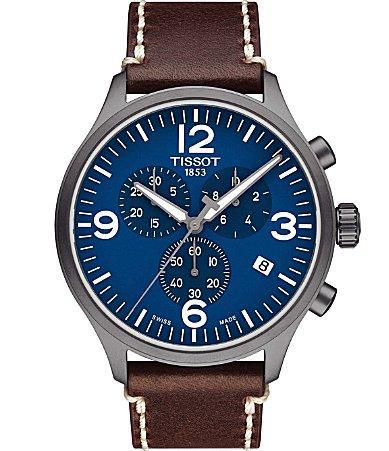 Tissot Chrono XL Leather Strap Chronograph Watch, 45mm Product Image