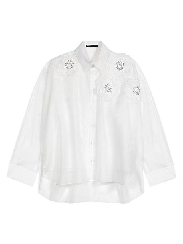 Womens Organza Shirt Product Image