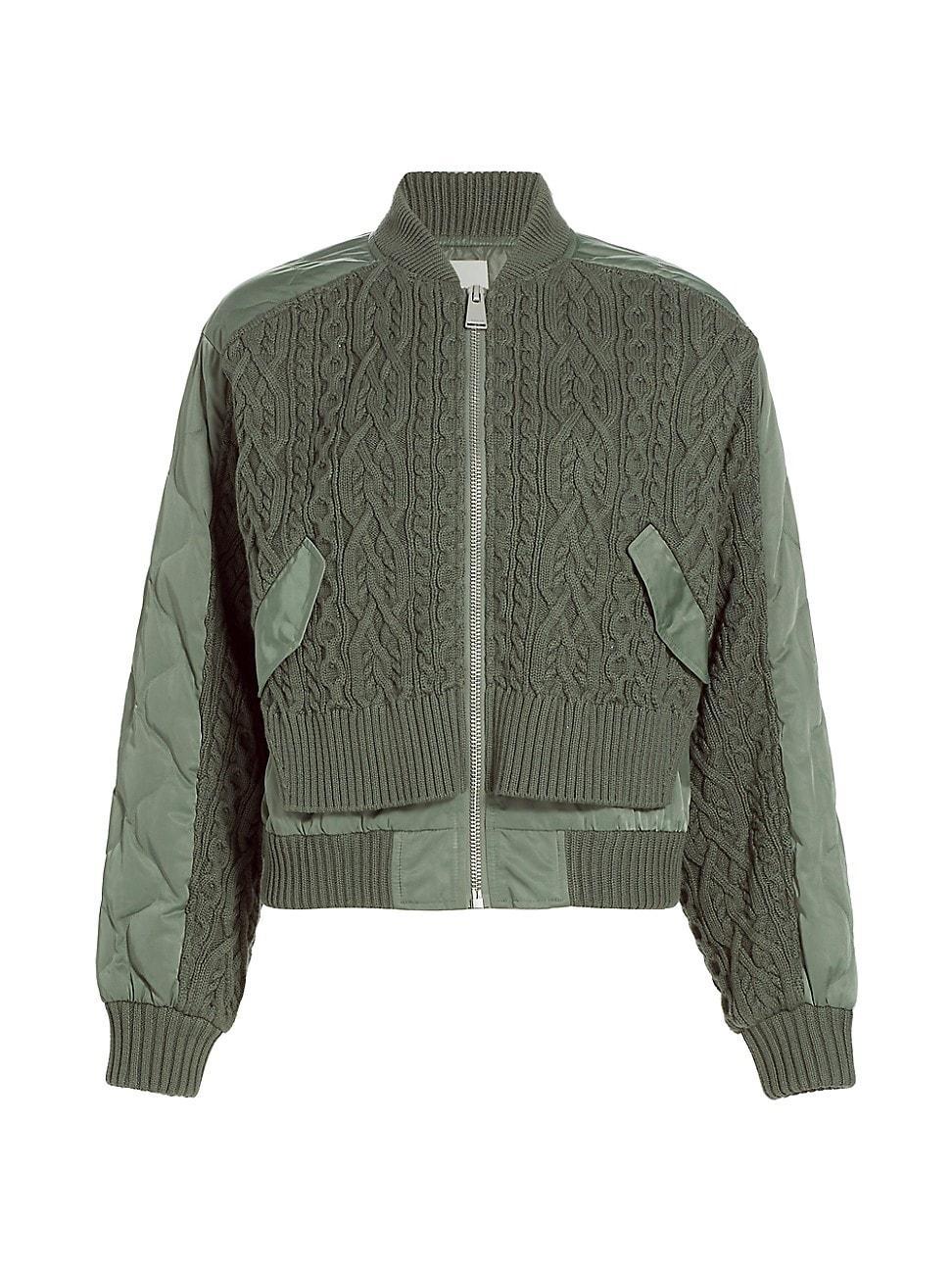 SIMKHAI Rollins Bomber Jacket Size L, M. Product Image