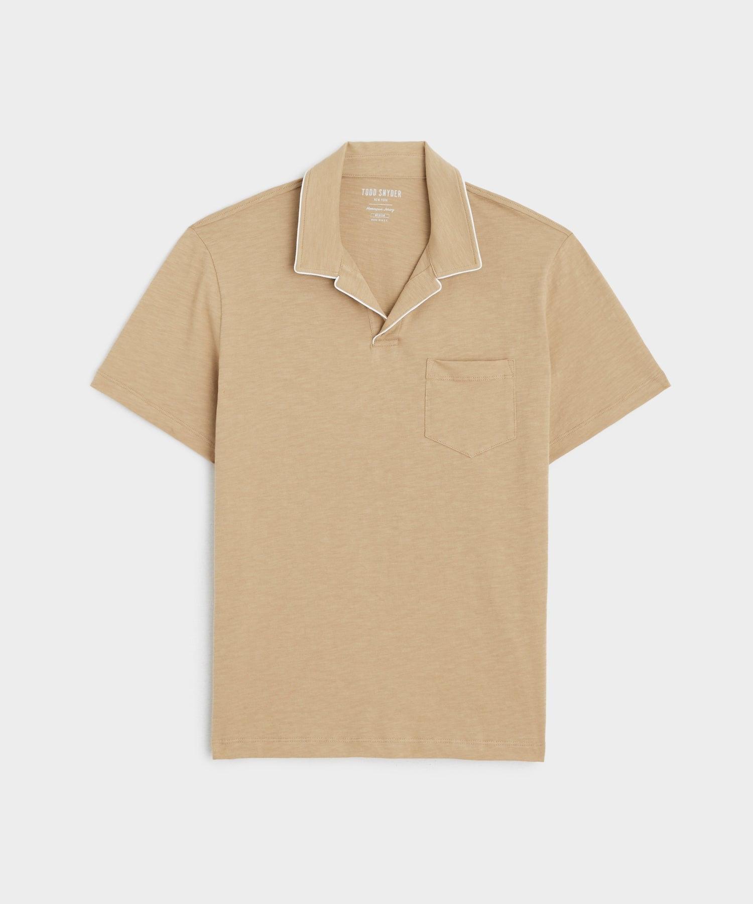 Made in L.A. Tipped Montauk Polo in Baja Dunes Product Image