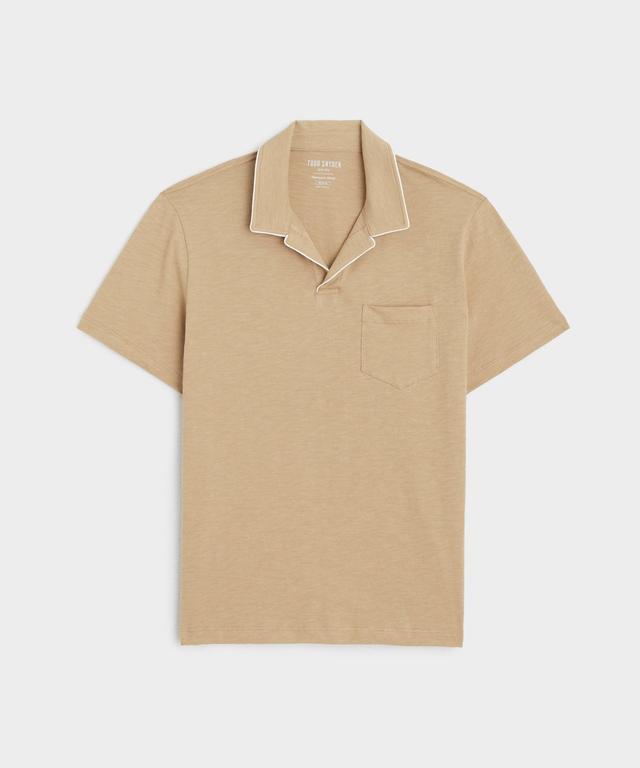 Made in L.A. Tipped Montauk Polo in Baja Dunes Product Image