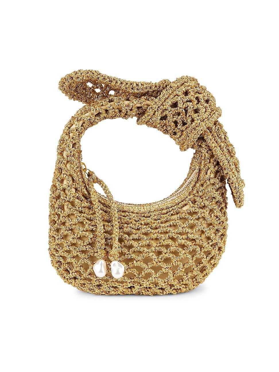 Womens Josie Raffia Knot Bag Product Image