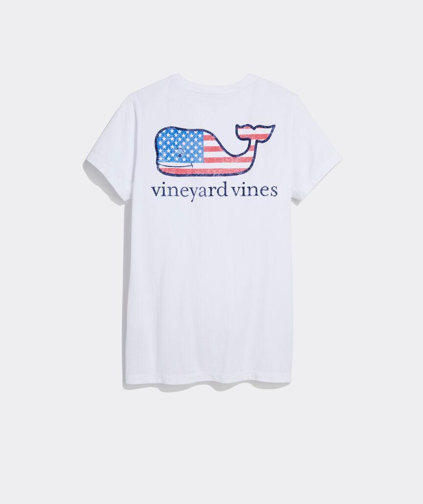 Flag Whale Short-Sleeve Pocket Tee Product Image