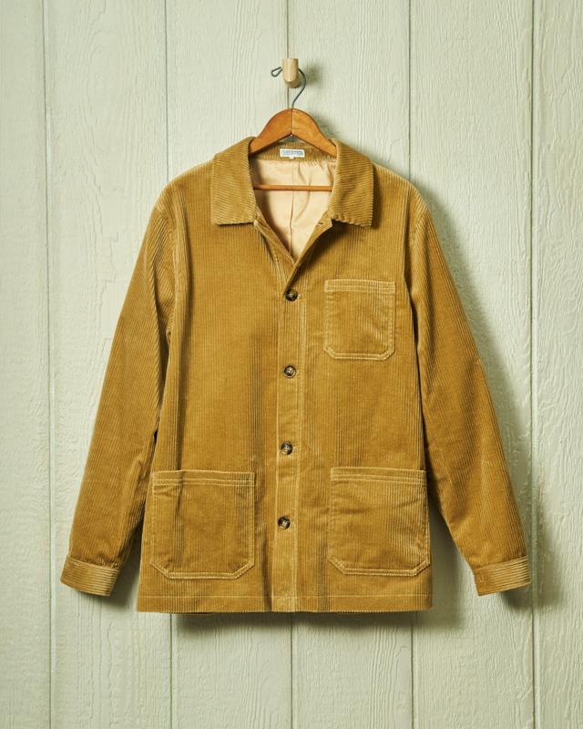 Corduroy French Workman’s Jacket in Wheat Product Image