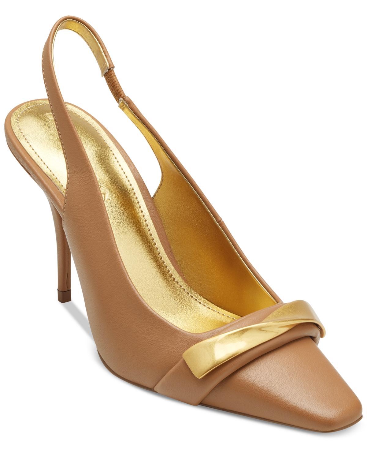 Donna Karan Womens Sayer Square Toe Slingback Pumps Product Image