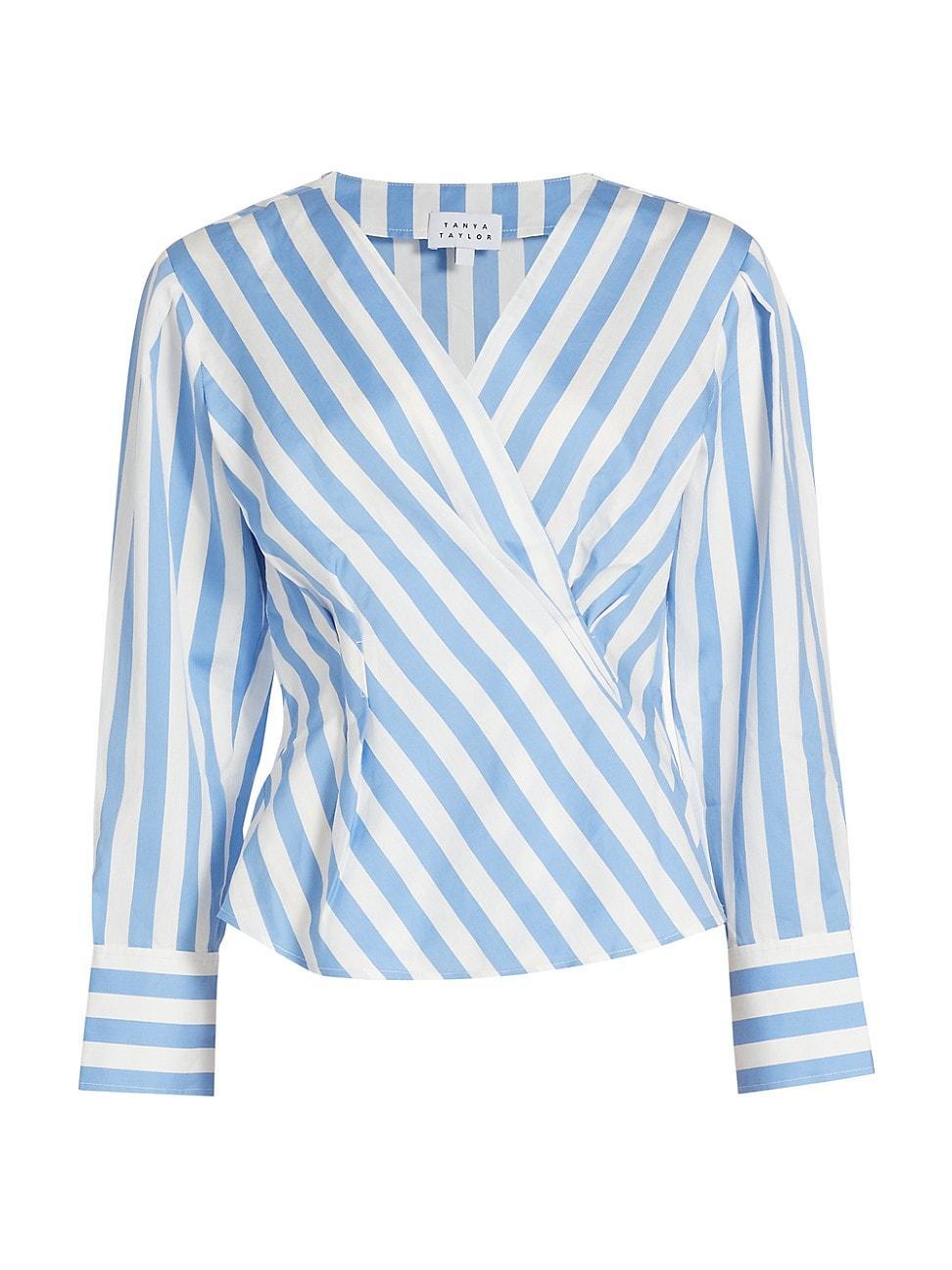 Womens Tula Stripe Cotton Poplin Shirt Product Image