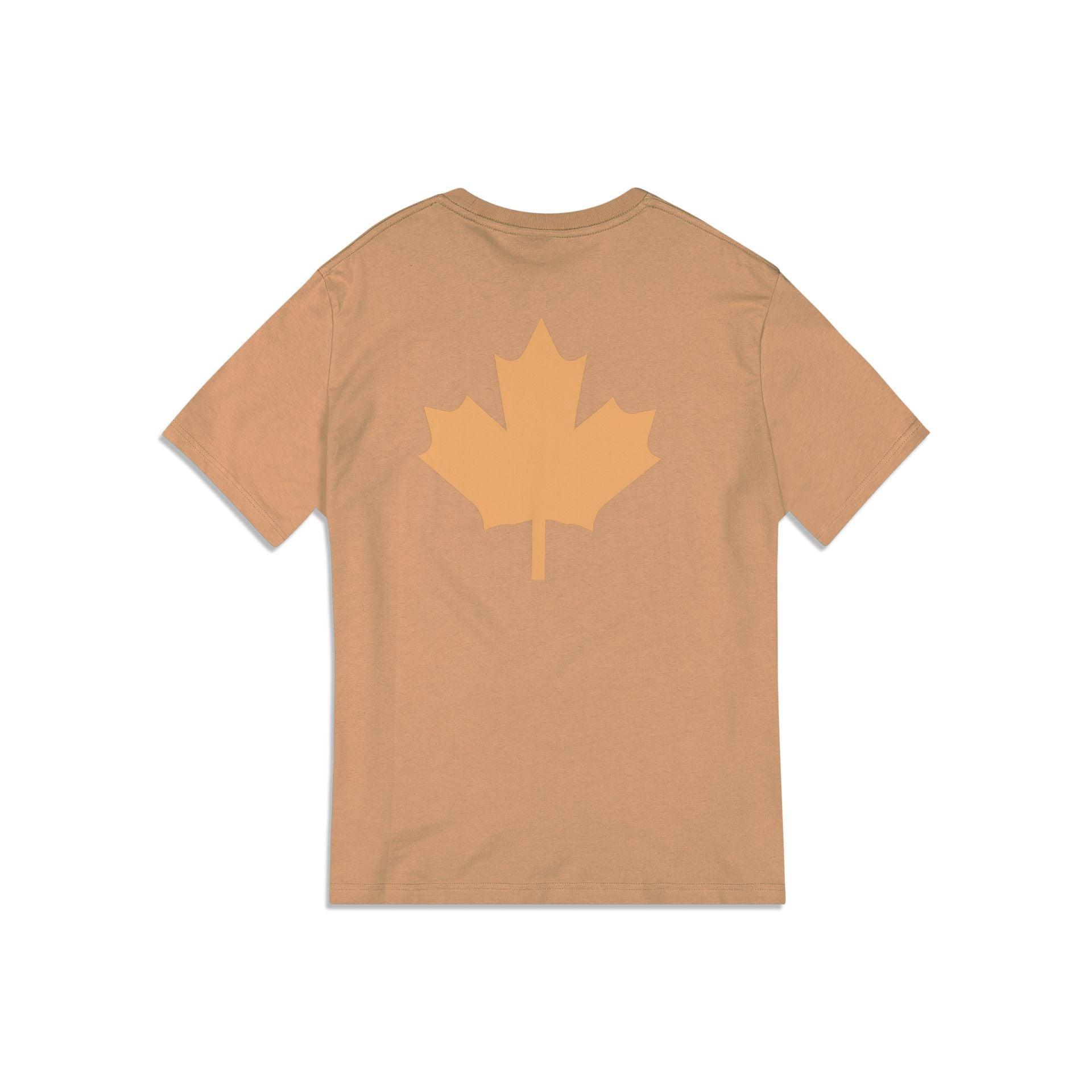 Toronto Raptors 2023 City Edition Tan T-Shirt Male Product Image