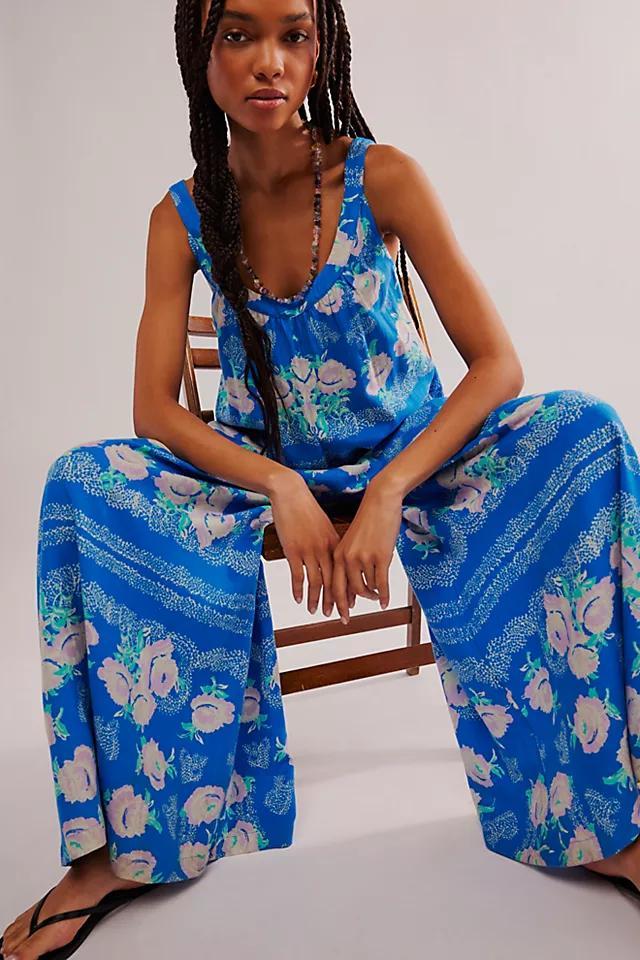 Bali Lillie Scarf Print Jumpsuit Product Image