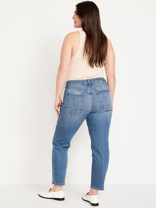 Mid-Rise OG Straight Ankle Jeans Product Image