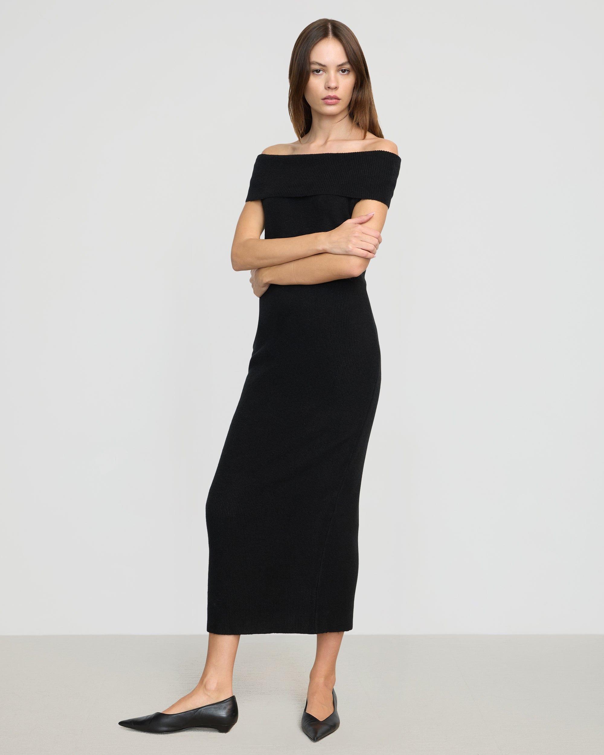 Micah Off-Shoulder Sweater Dress Product Image