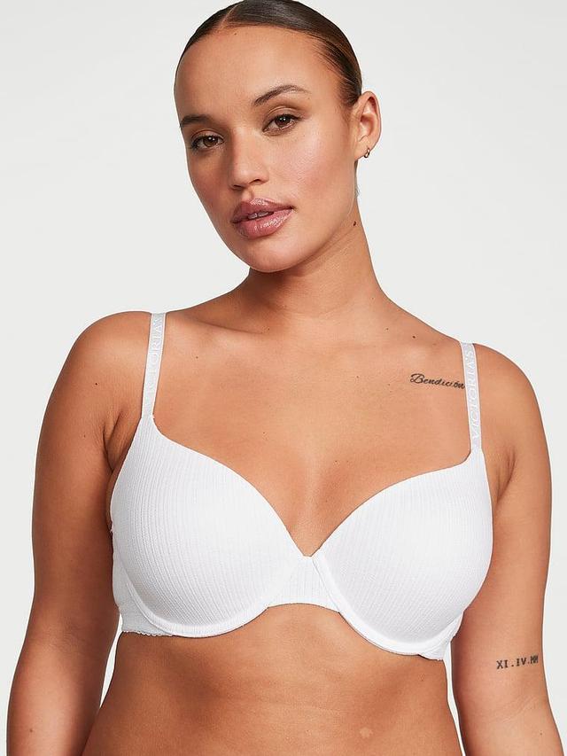 Lightly Lined Pointelle Demi Bra Product Image