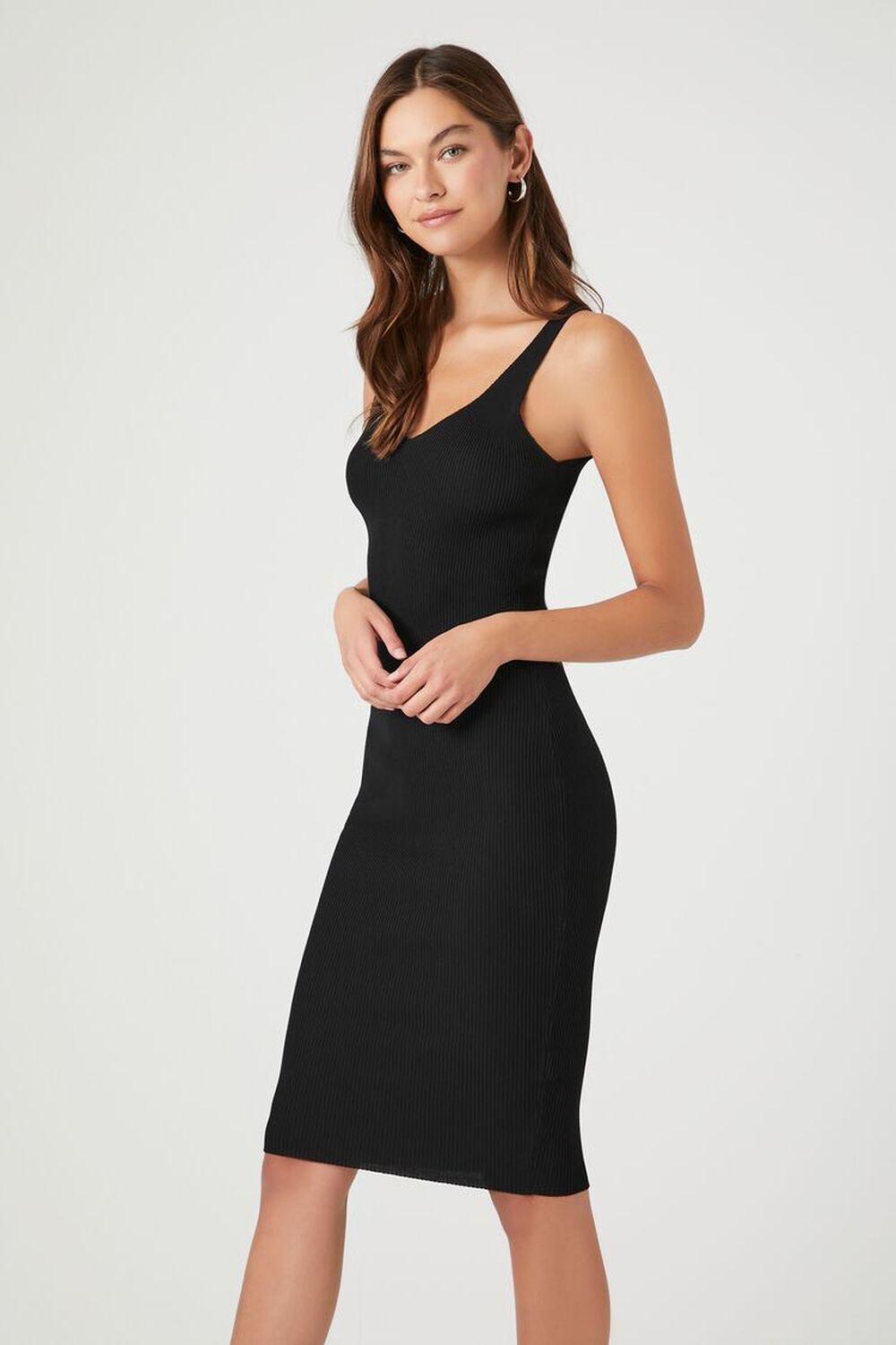 Ribbed Bodycon Midi Tank Dress | Forever 21 Product Image