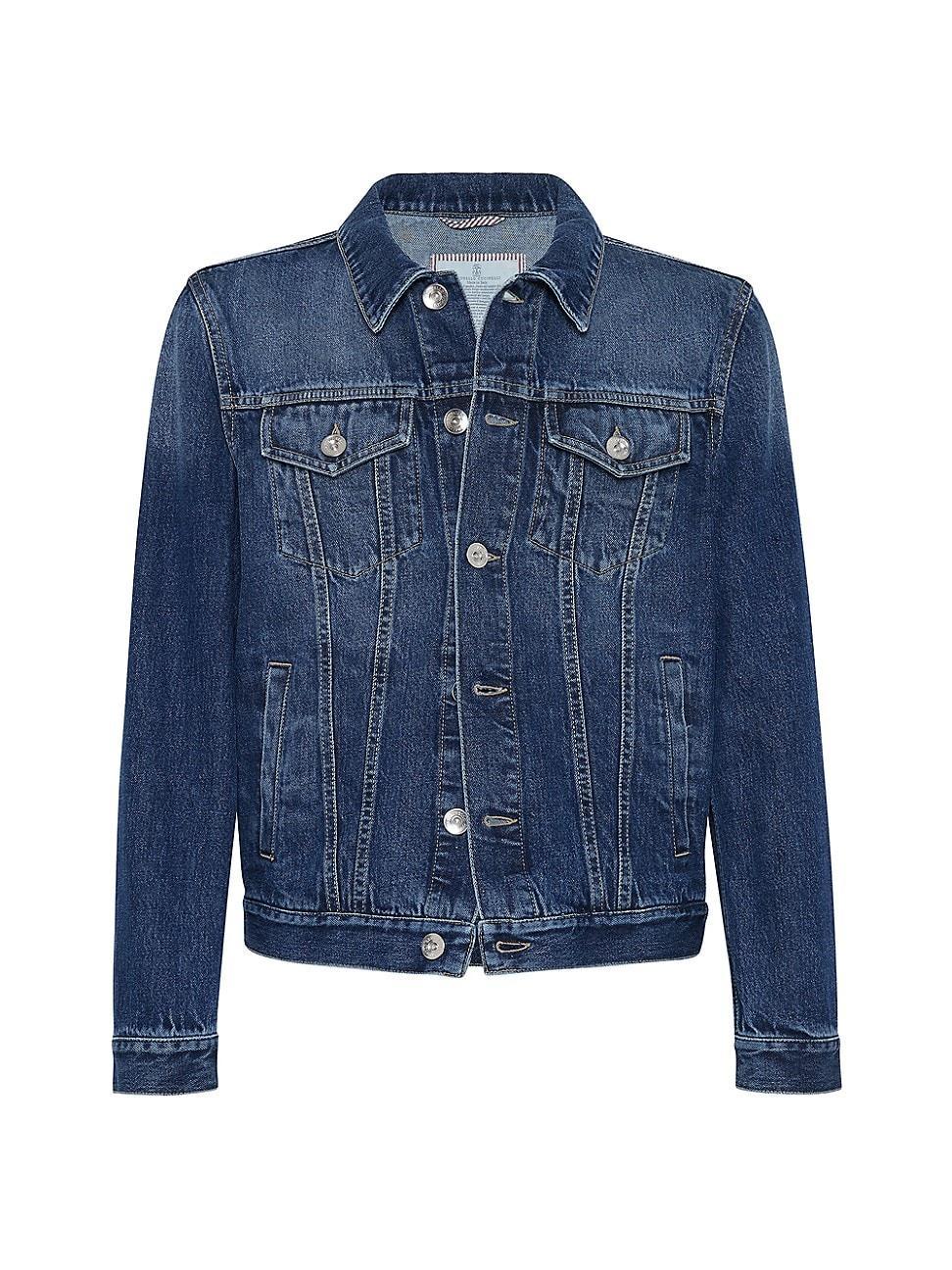 Mens Denim Four Pocket Jacket Product Image