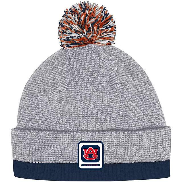 Mens Under Armour Gray Auburn Tigers 2023 Sideline Performance Cuffed Knit Hat with Pom Product Image