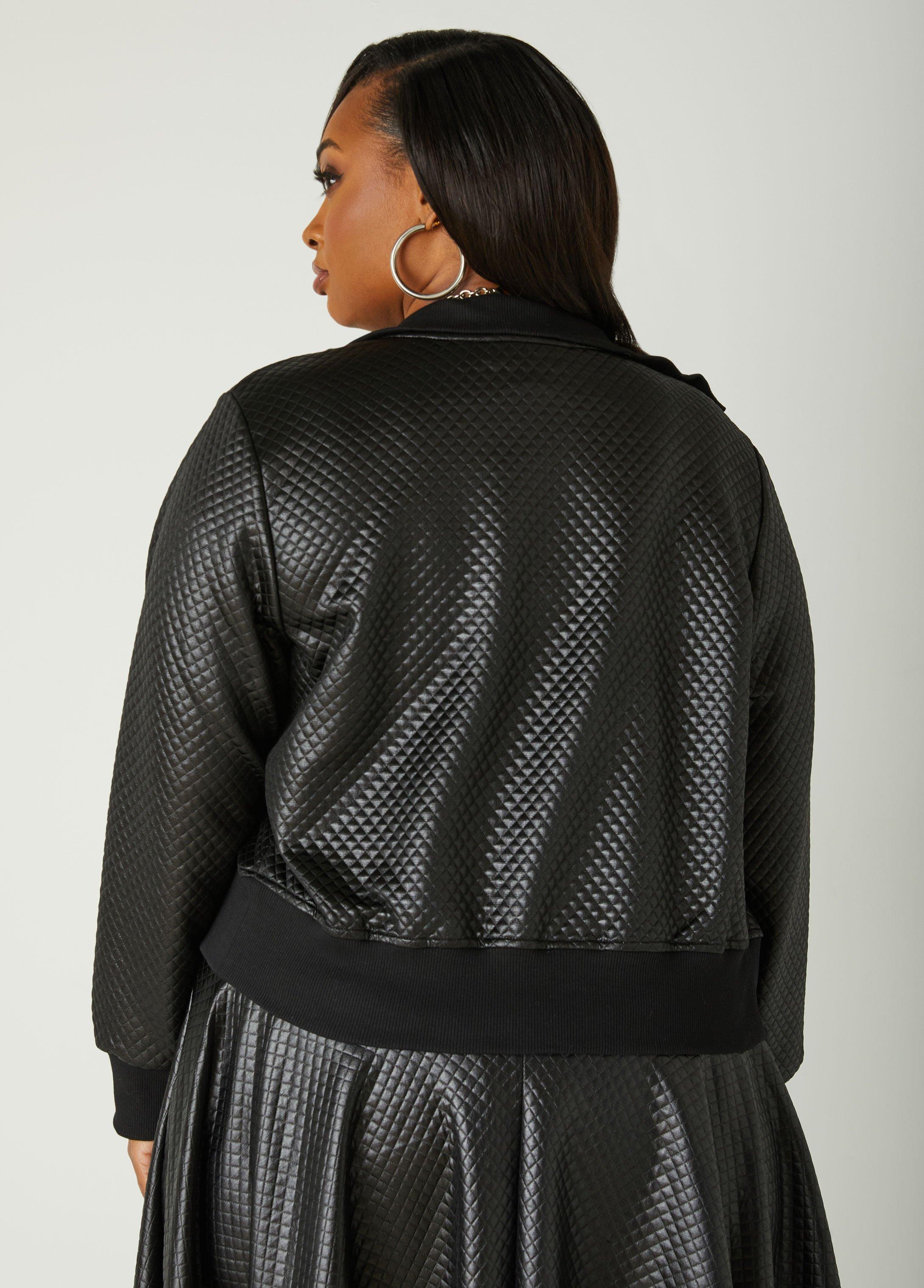 Quilted Bomber Jacket Product Image