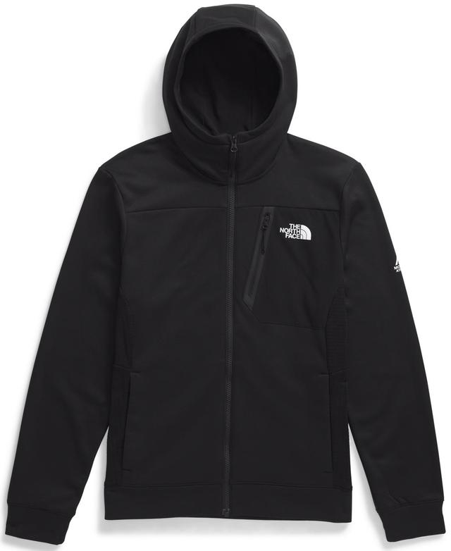 The North Face Mens Mountain Athletics Full Zip Fleece Jacket - Clay Grey Product Image