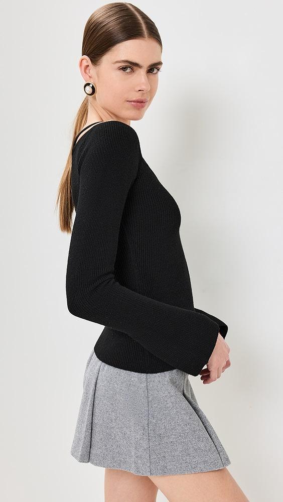 Reformation Romey Regenerative Merino Ribbed Sweater | Shopbop Product Image