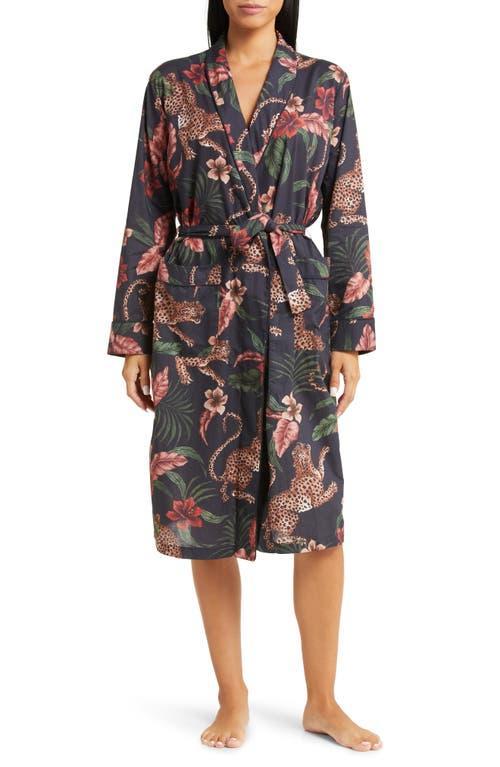 Desmond & Dempsey Floral Cotton Robe Product Image