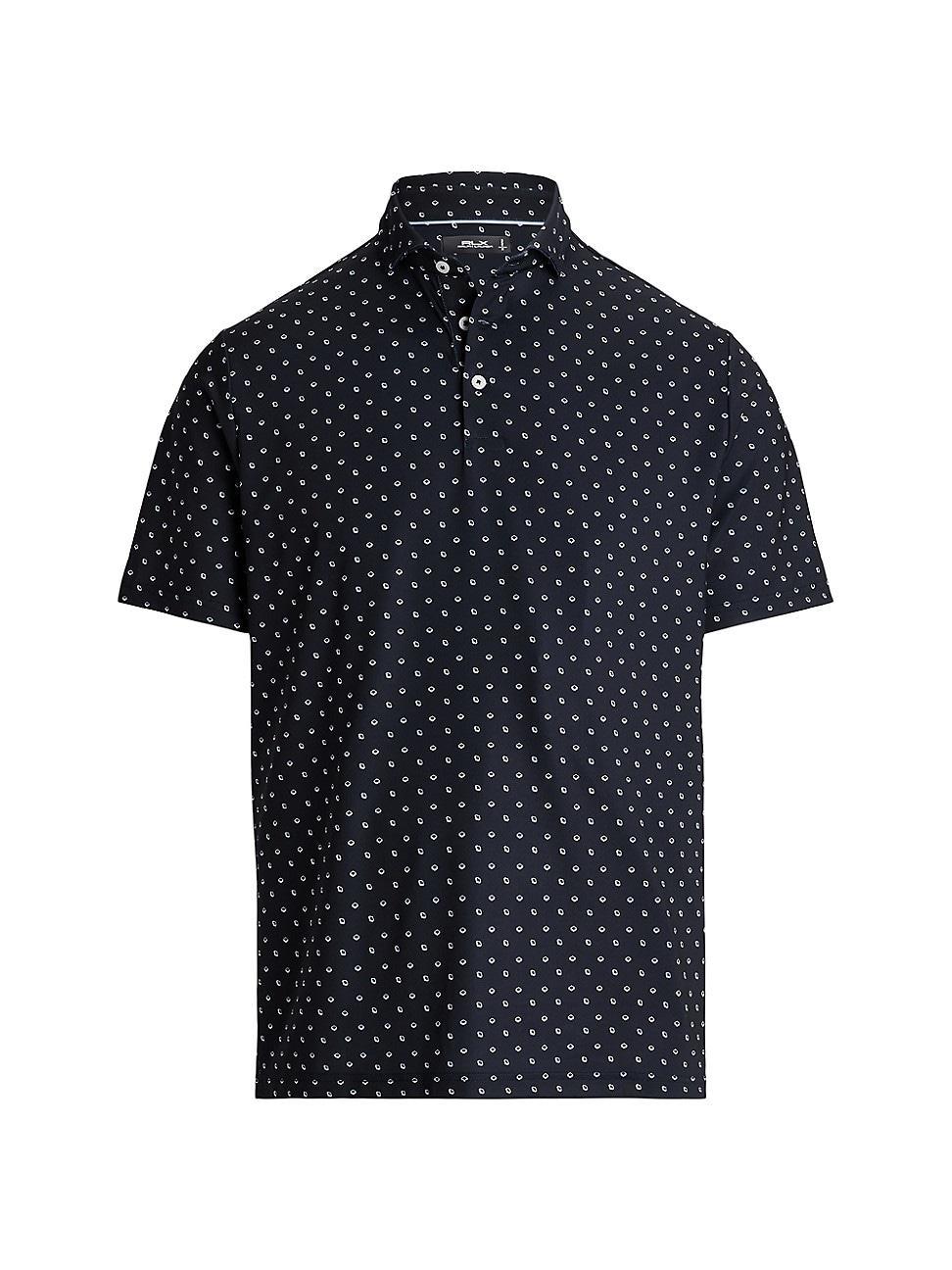 Mens Printed Short-Sleeve Polo Shirt Product Image