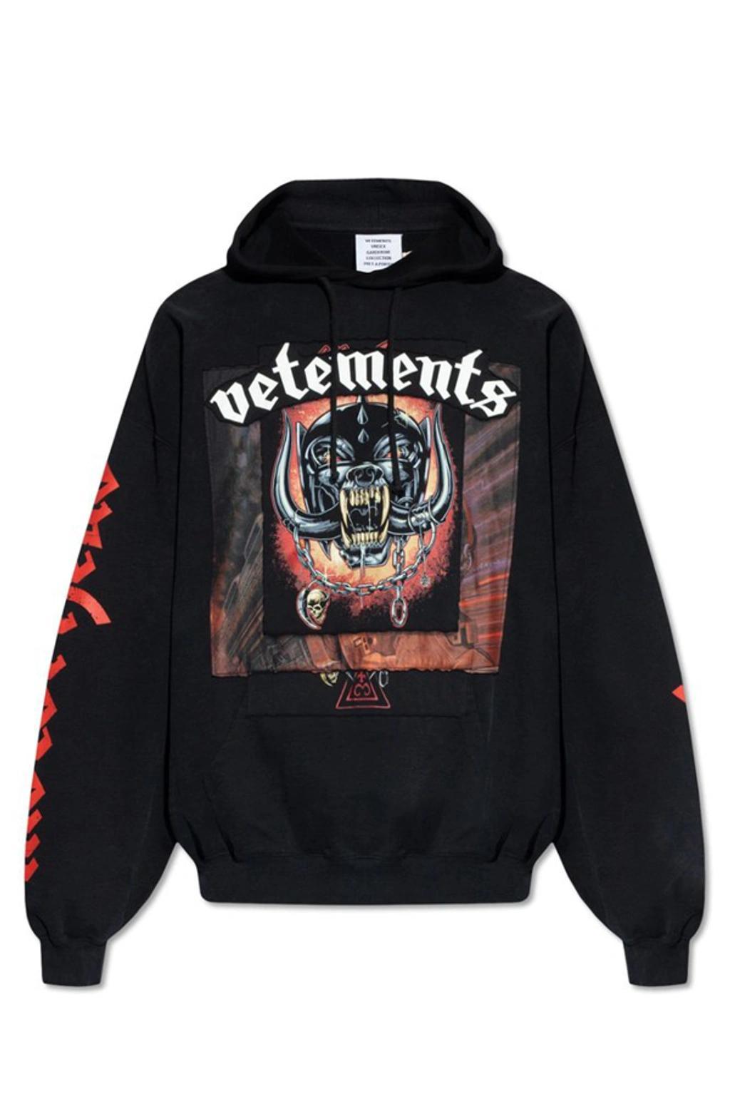 Logo-appliqué Hoodie In Black Product Image