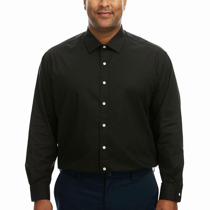 Big & Tall Haggar Premium Comfort Wrinkle Resistant Dress Shirt, Mens Product Image