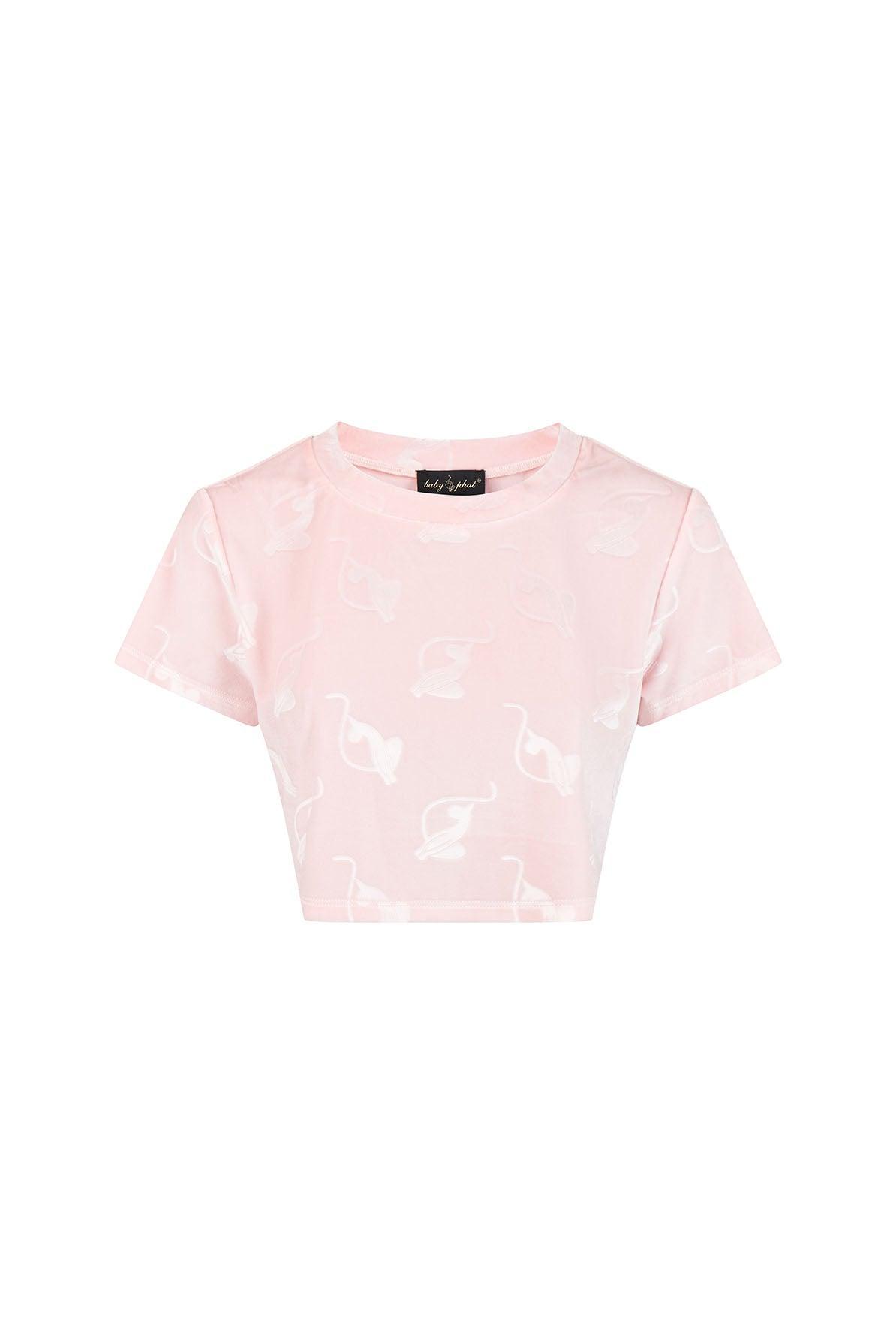 Aubrey Velour Crop Top Baby Product Image