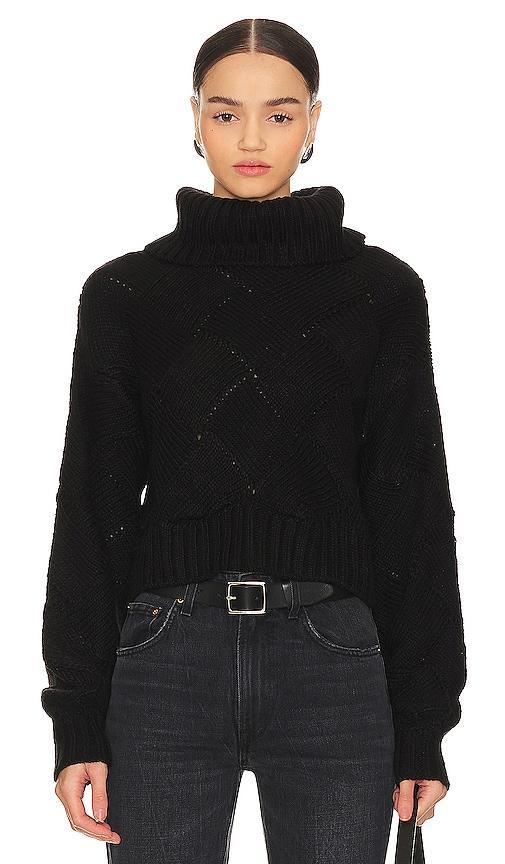 Lovers and Friends Lilah Turtleneck in Black. Size XS, XXS, M, L, XL. Product Image