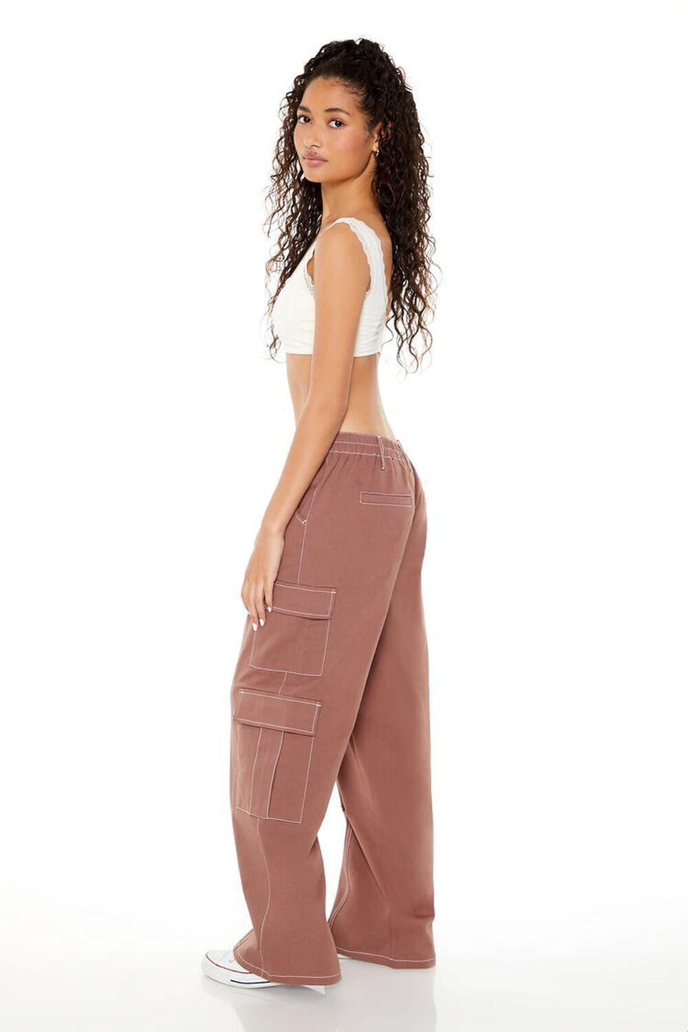 Wide-Leg Cargo Pants | Forever 21 Product Image