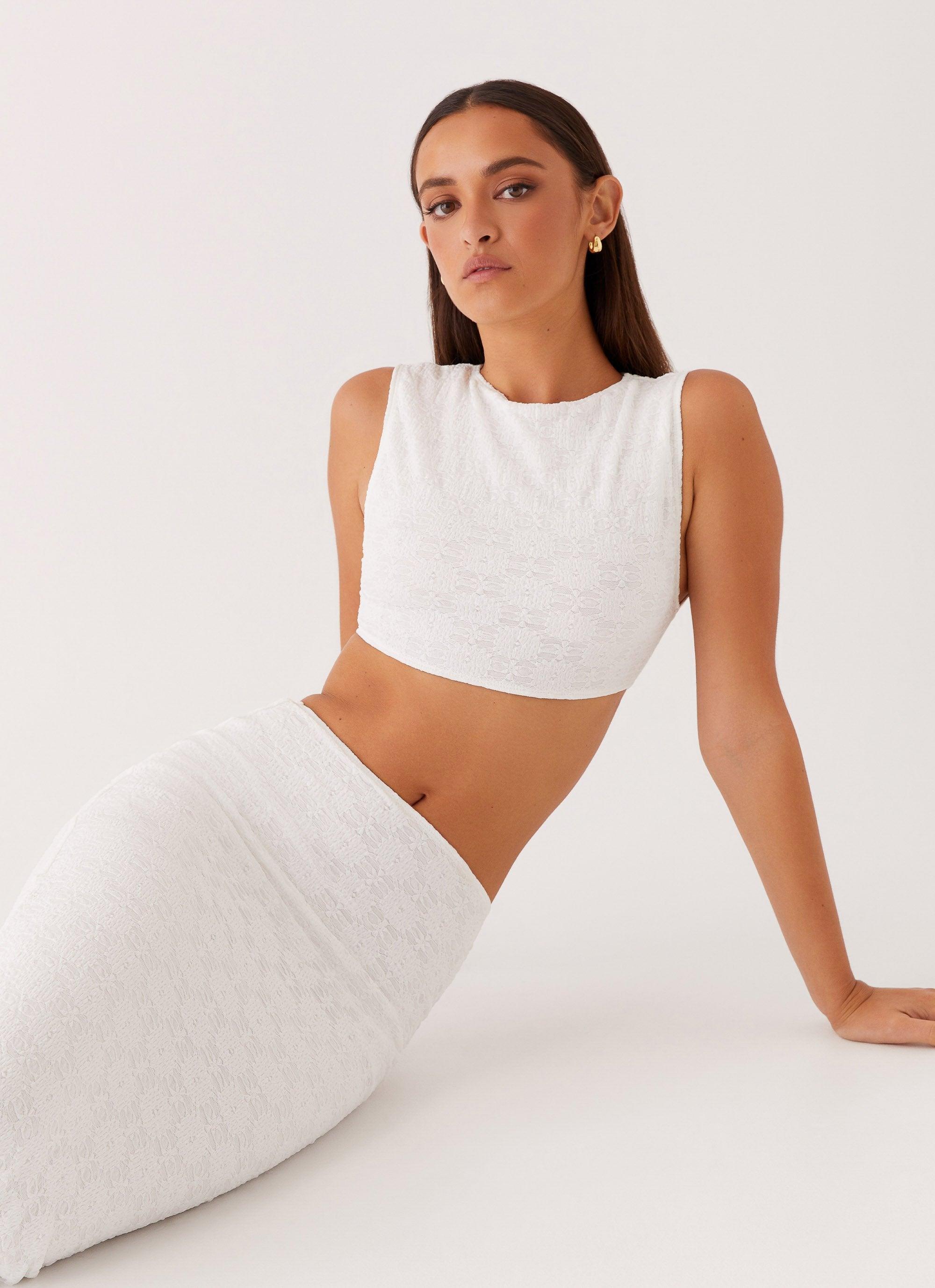 Issey Crop Top - White Product Image