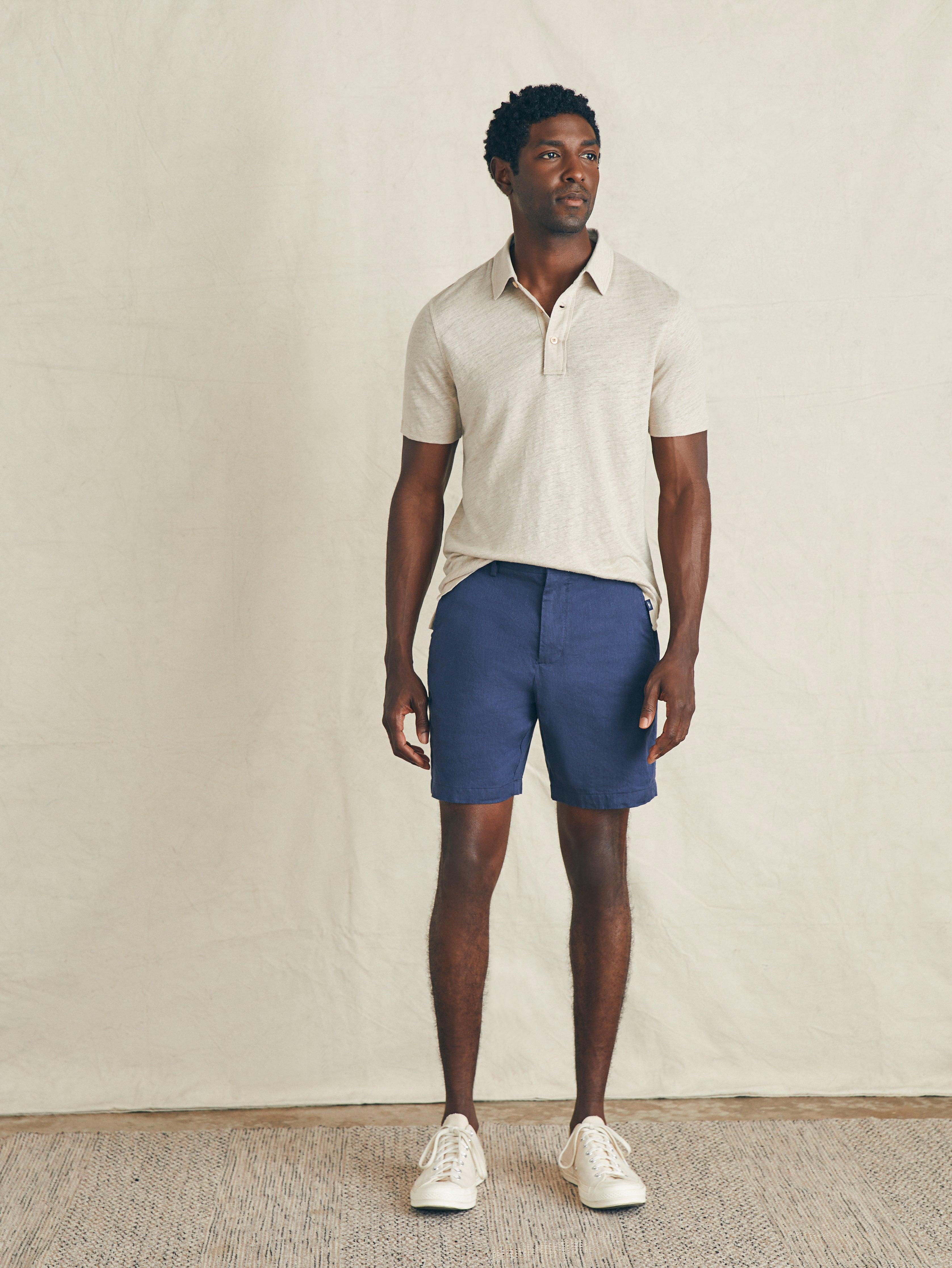 Movement™ Flex Linen Short - Deep Sea Navy Male Product Image