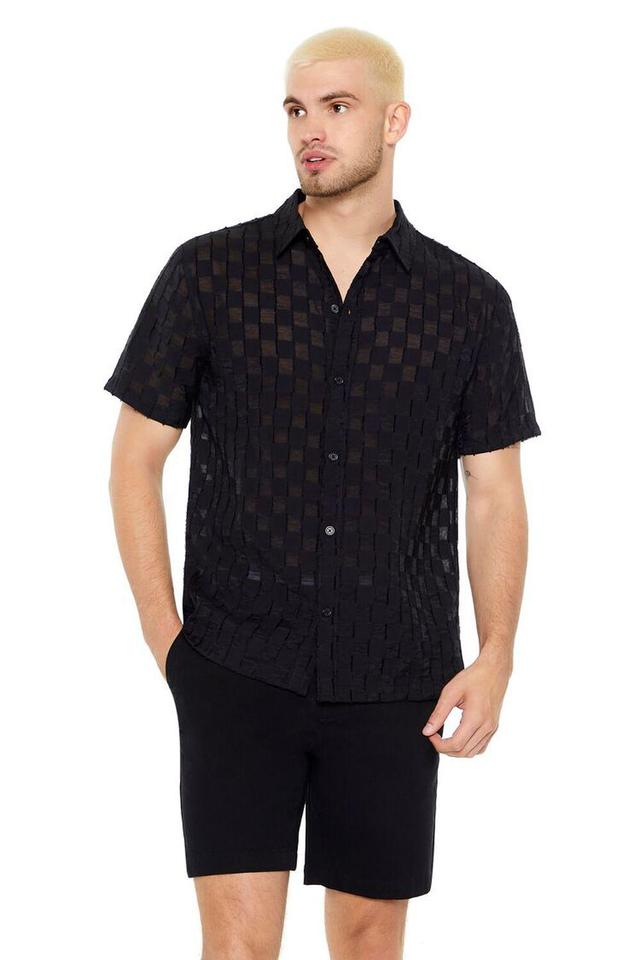 Textured Checkered Shirt | Forever 21 Product Image