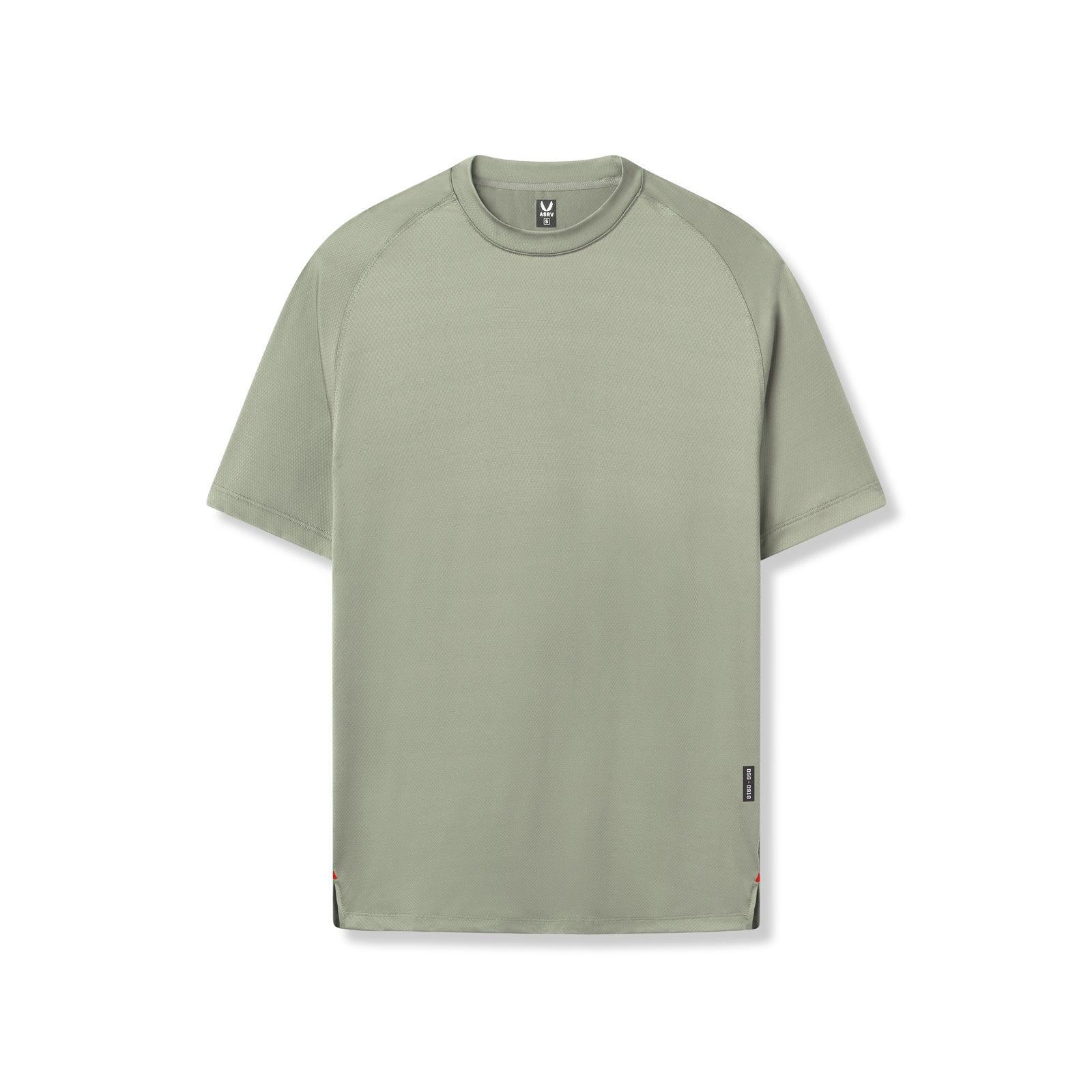 0918. AeroSilver® Fitted Tee - Sage Product Image