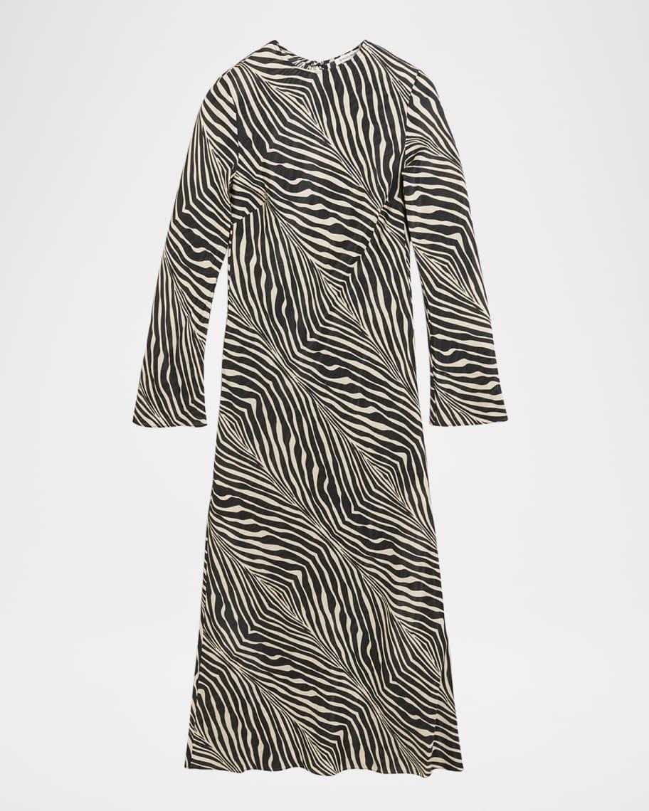 Parise Zebra-Print Maxi Dress Product Image