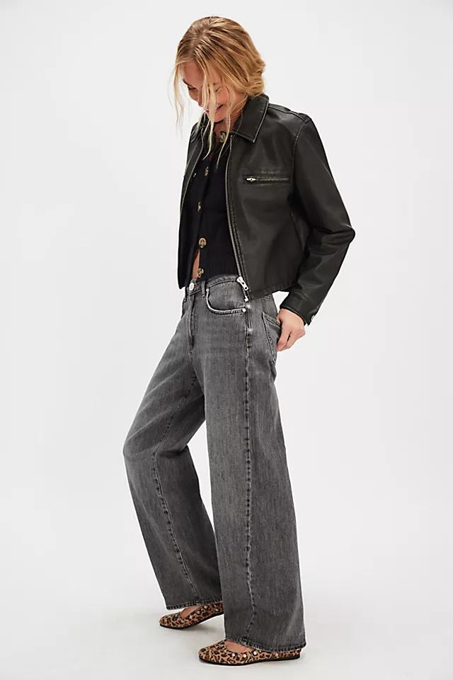 OneTeaspoon Jackson Mid-Waist Wide-Leg Jeans Product Image