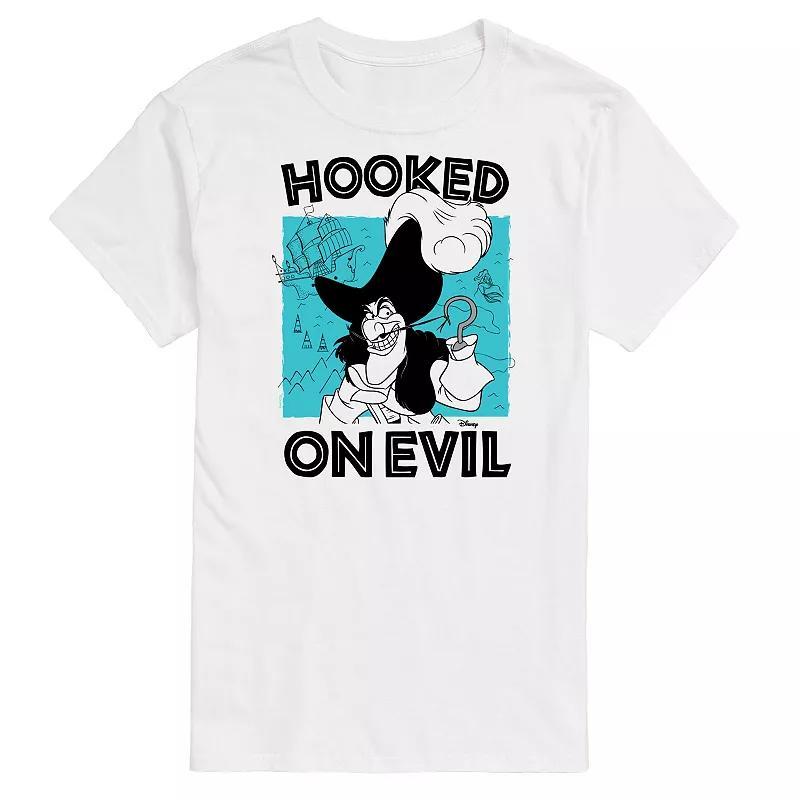 Disneys Villains Big & Tall Hooked On Evil Graphic Tee, Mens Product Image