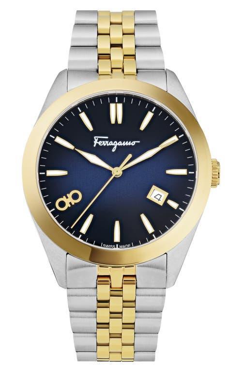 Mens Unisex FERRAGAMO Classic Stainless Steel Bracelet Watch/42MM Product Image