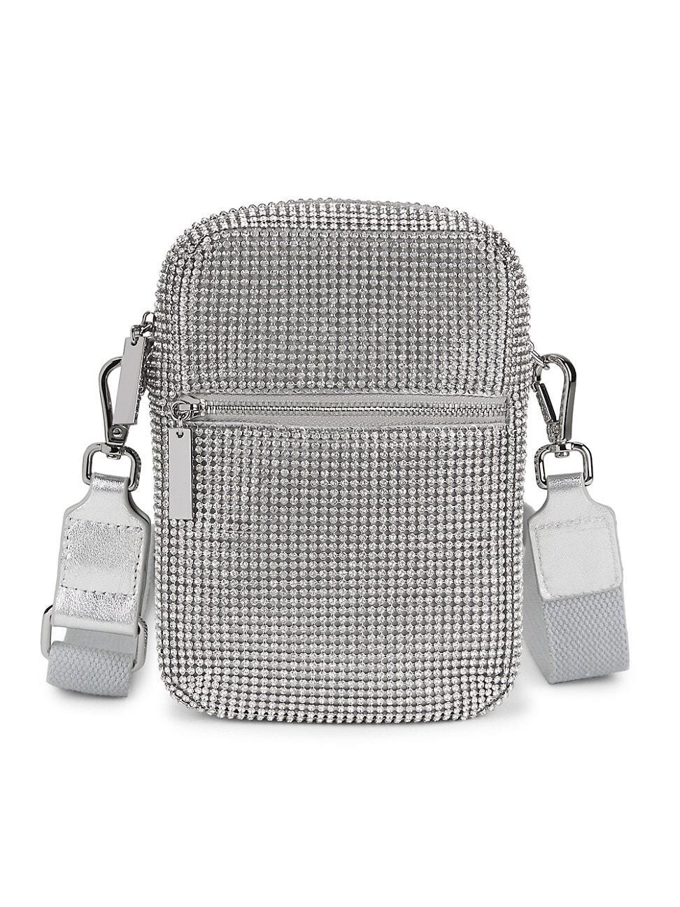 Womens Mia Crystal Mesh Crossbody Bag Product Image