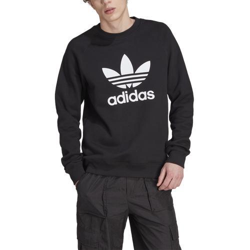 adidas Adicolor Classics Trefoil Crewneck Sweatshirt Black 2XL Mens Product Image