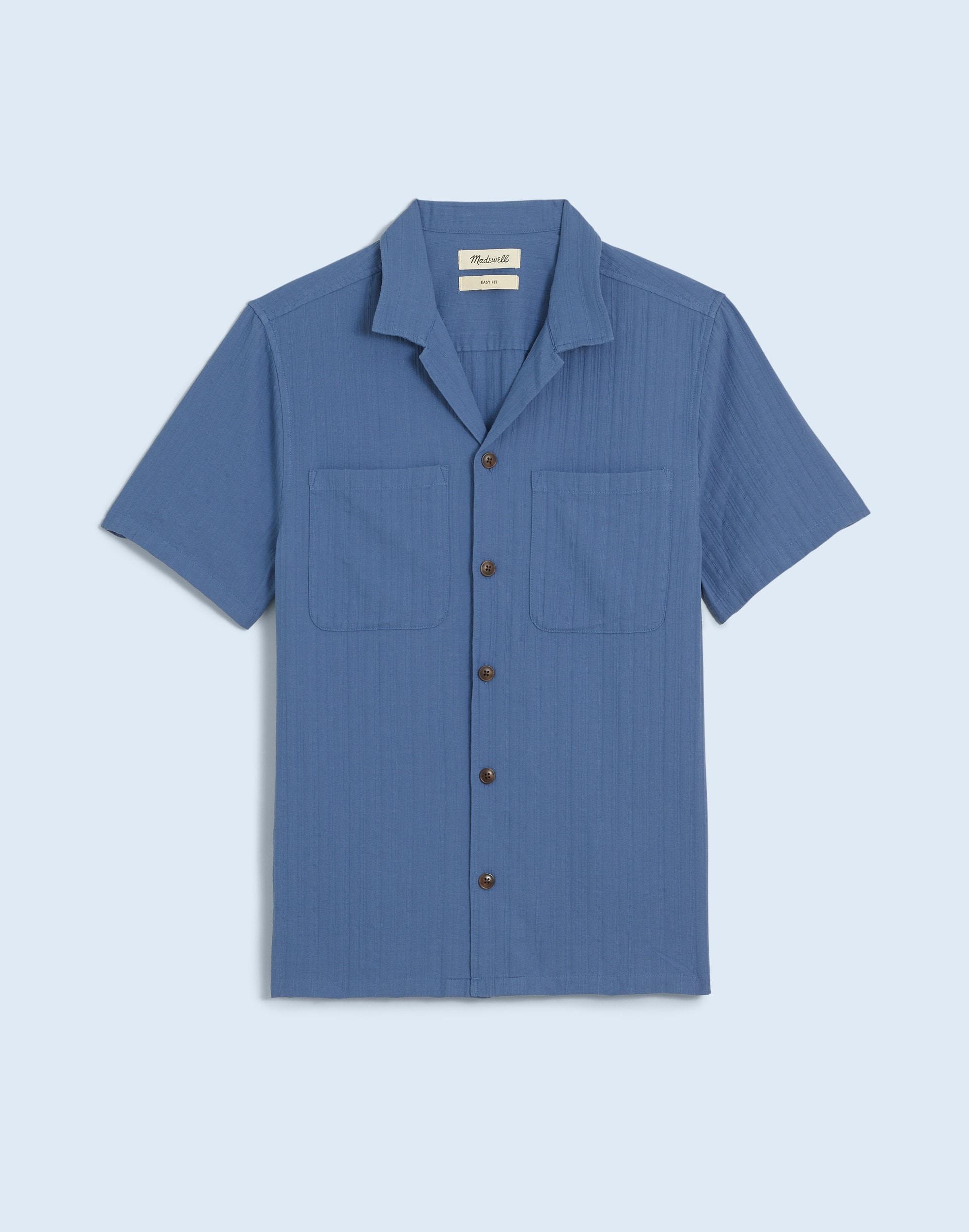 Easy Short-Sleeve Shirt in Stripe Product Image