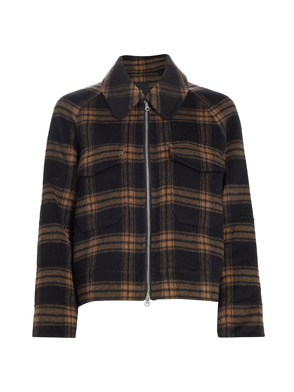 Rails Cheyenne Plaid Brushed Wool Blend Coat Product Image