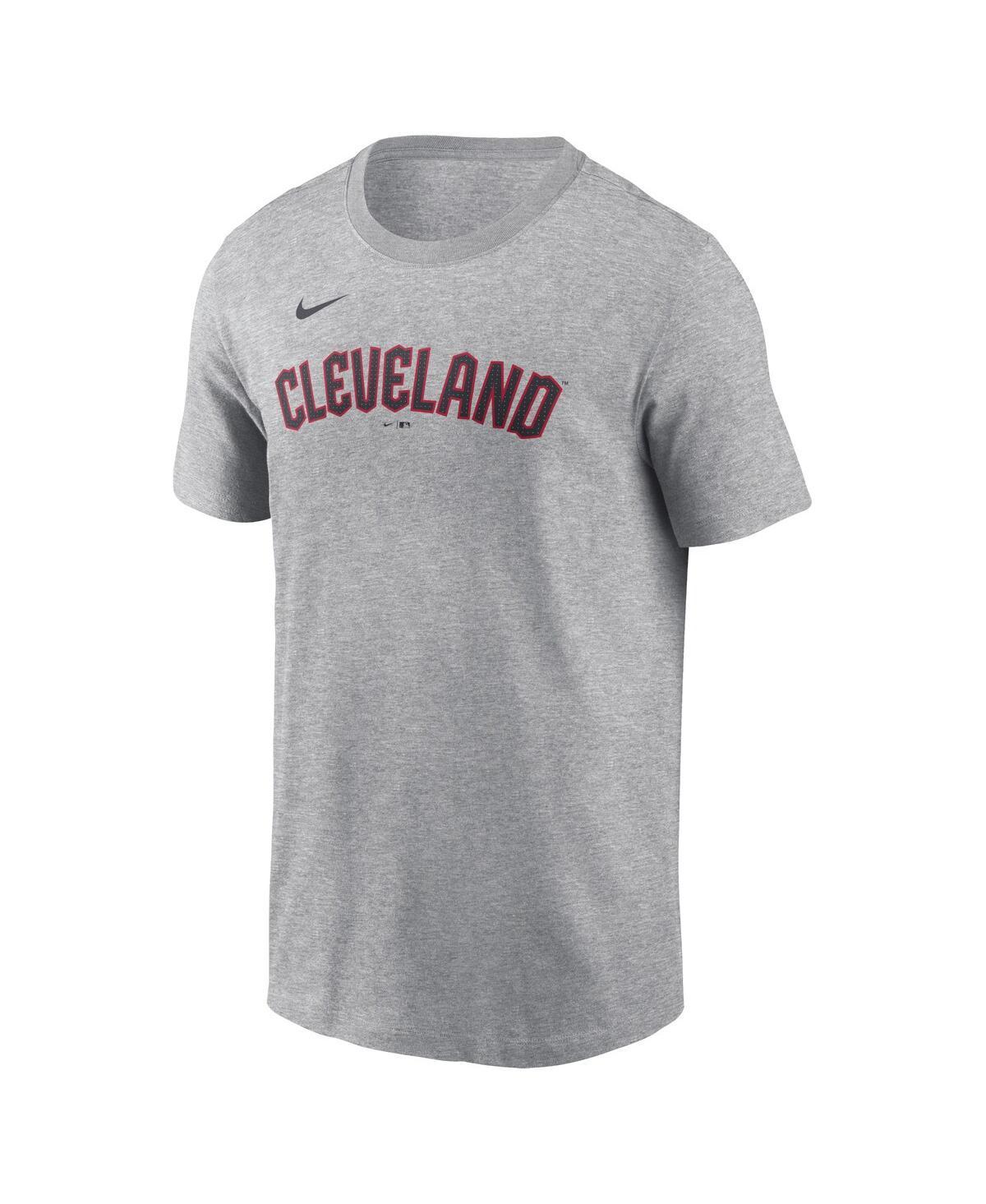 NIKE Men's  Jose Ramirez Gray Cleveland Guardians Fuse Name And Number T-shirt Product Image