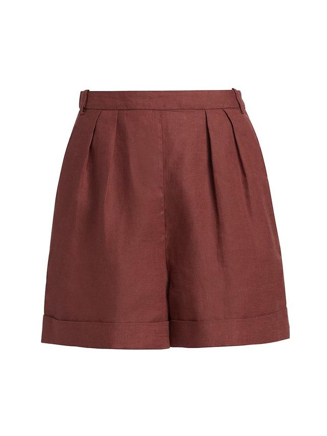 Womens Pawel Linen Shorts Product Image