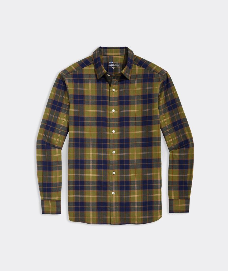 On-The-Go Brushed Twill Check Shirt Product Image