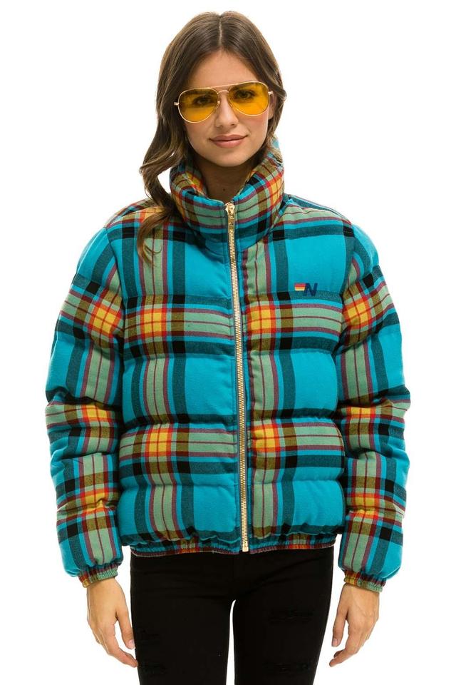 APRES PLAID PUFFER JACKET - JACKSON PLAID Female Product Image